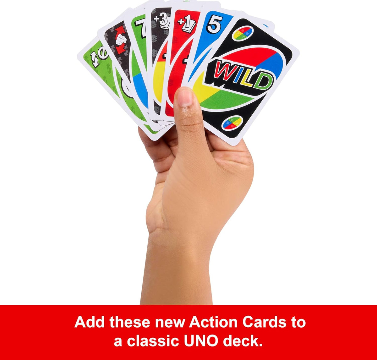 classic color-and-number matching gameplay plus reverse and stack rule modifiers