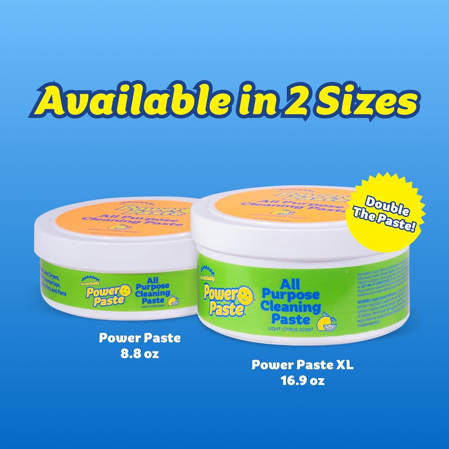 clay-based powerpaste xl with natural mild abrasive grit for deep cleaning