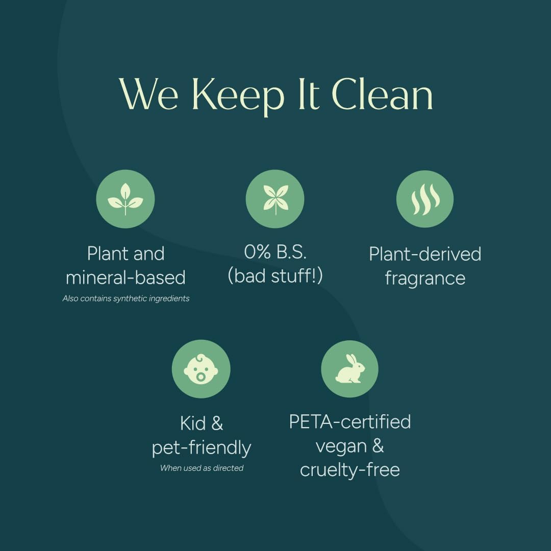 clean-rinsing water-sheeting technology that requires only a small drop per use