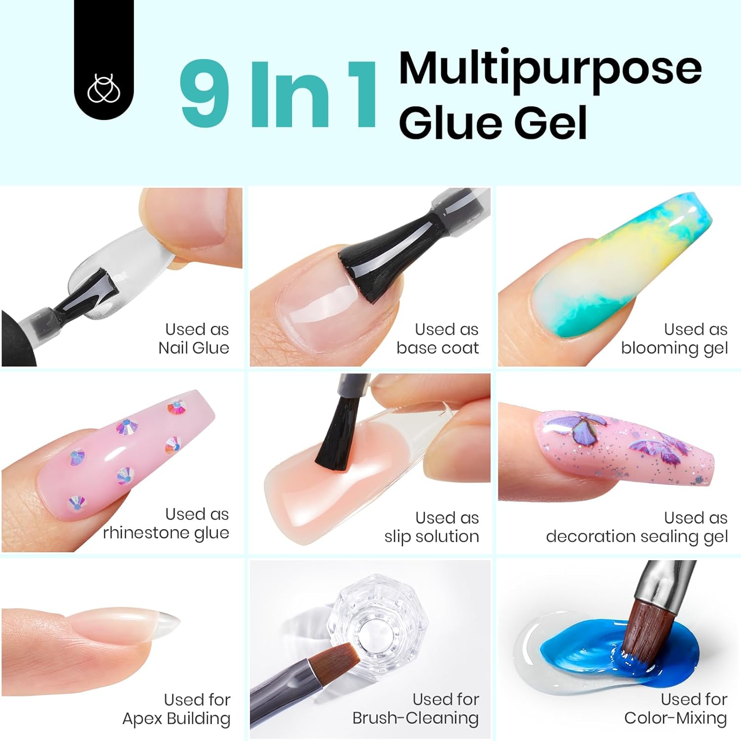 clear, bubble-free formula that protects natural nails