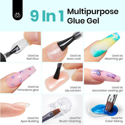 clear, bubble-free formula that protects natural nails