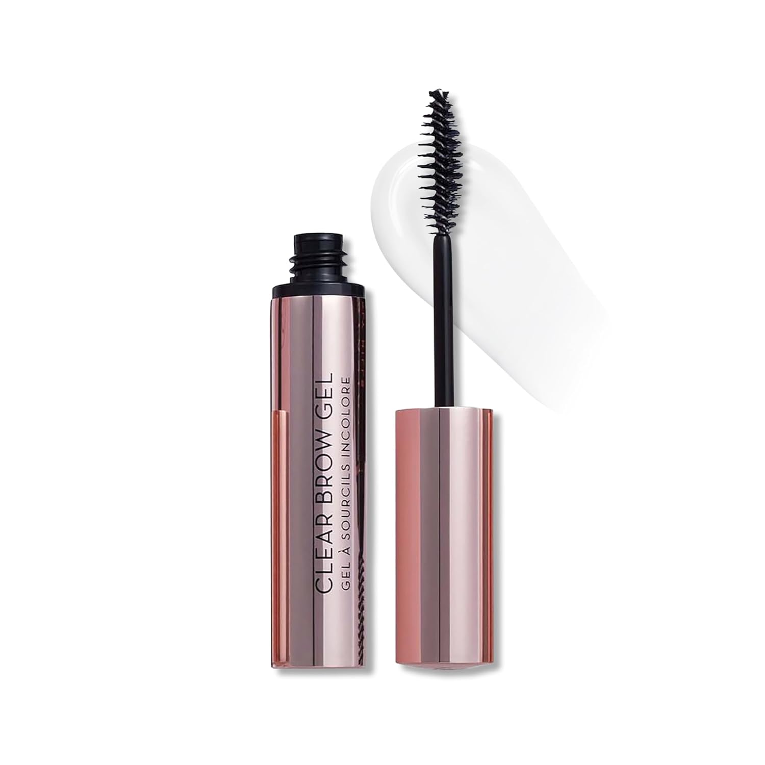 clear, colorless gel formula universally compatible with all brow colors