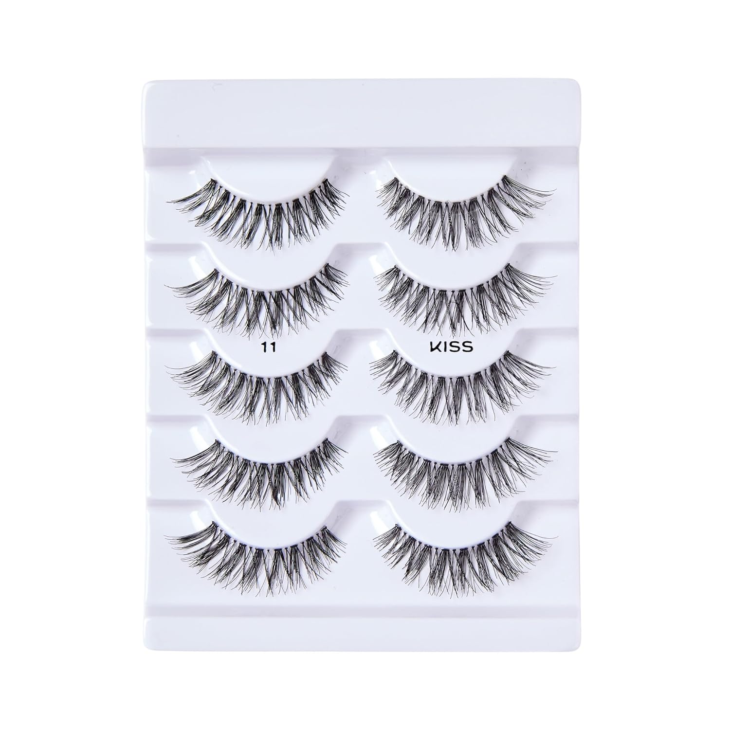 clear flexible band for a seamless, natural lash line