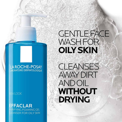clear foaming gel texture that rinses clean without residue or tightness