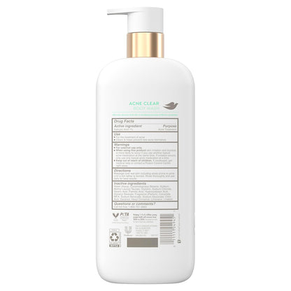 clear gel body wash that transforms into a bubbly lather