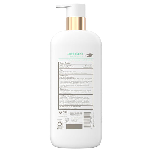 clear gel body wash that transforms into a bubbly lather