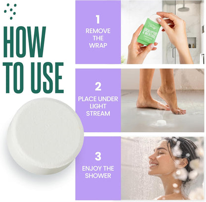 Cleverfy Shower Steamers Aromatherapy - Thoughtful Birthday Gift for Her, 6 Scent Variety Pack for Relaxing Bath Time