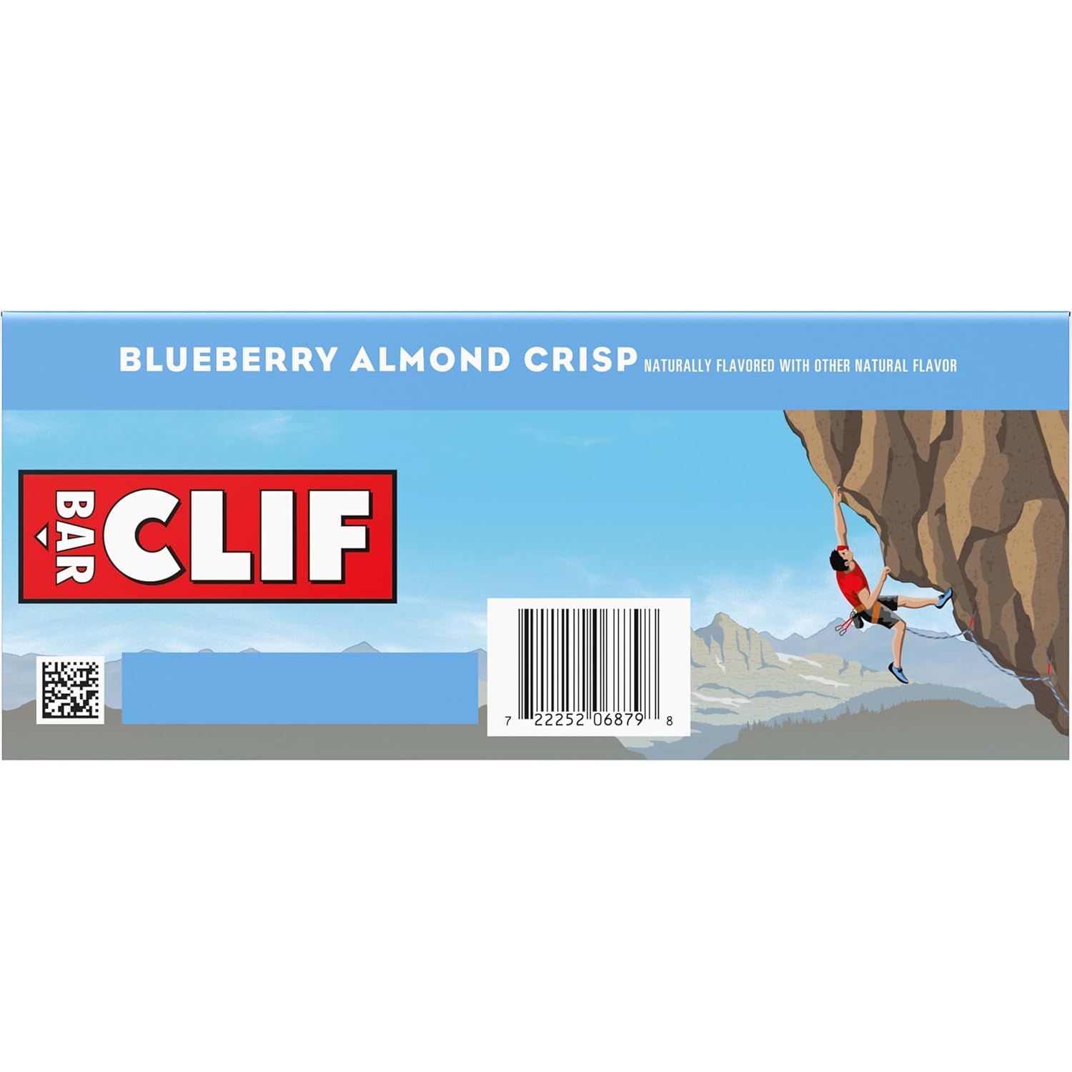 CLIF BAR Blueberry Almond Crisp Protein Bars – Clean-Label Post-Workout Recovery Snack for Gym-Goers