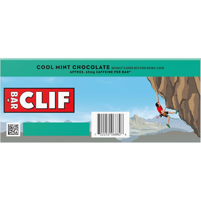 CLIF BAR Cool Mint Chocolate Protein Bar - Trail-Ready Energy for Hiking, Cycling & Backpacking