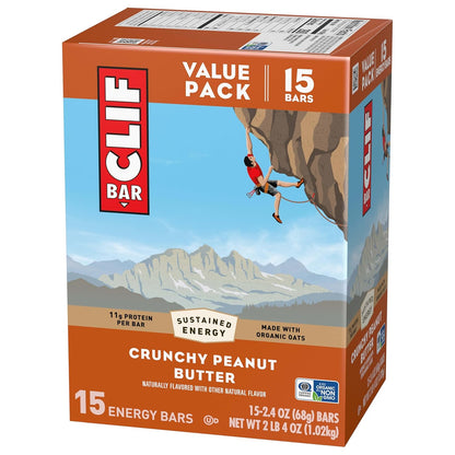 CLIF BAR Energy Protein Bars – Portable Fuel for Long Bike Rides, Hiking Trails and Climbing Days