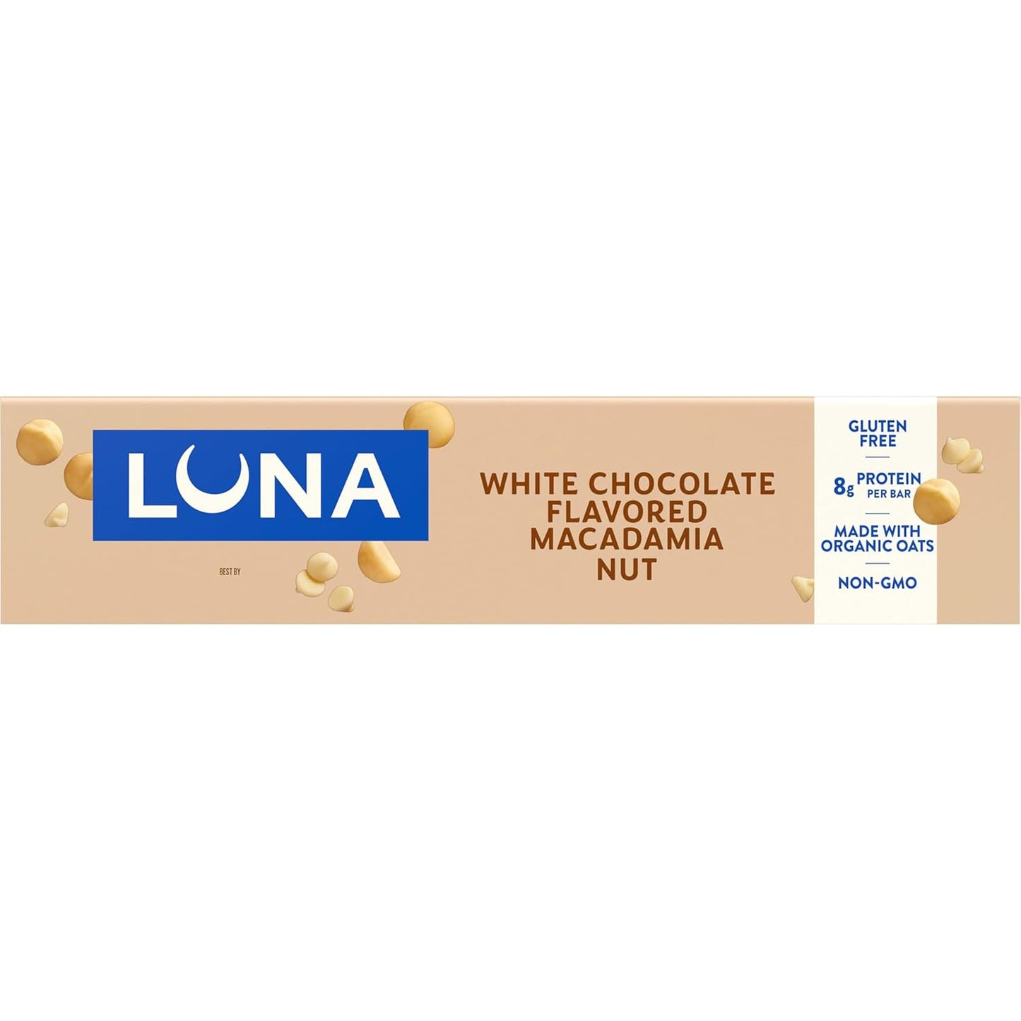 Clif Bar Luna White Chocolate Macadamia – Mindful Plant-Based Snack for Yoga Studio and Meditation Retreat Recovery