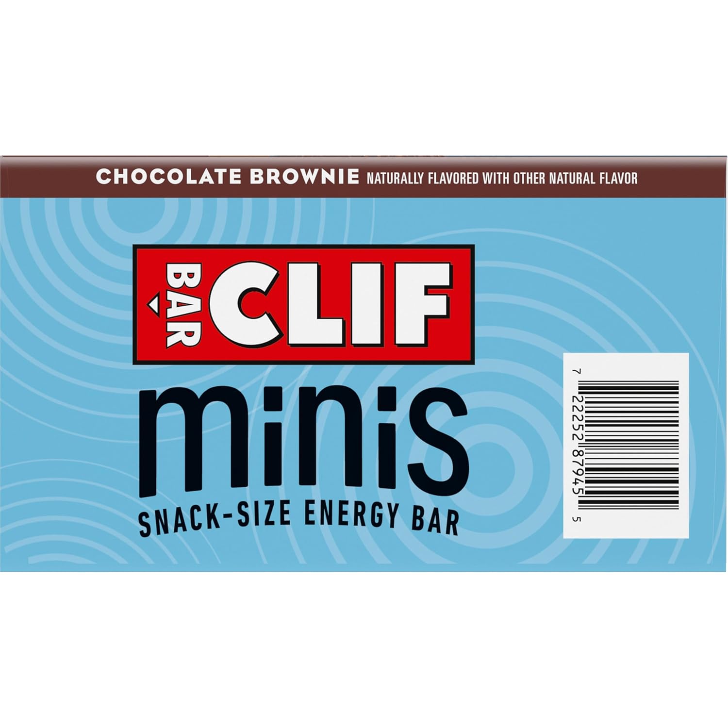CLIF BAR Minis Chocolate Brownie – Portable Snack-Size Energy Bars for Hiking Trails and Camping, 0.99 oz Resealable 20-Pack