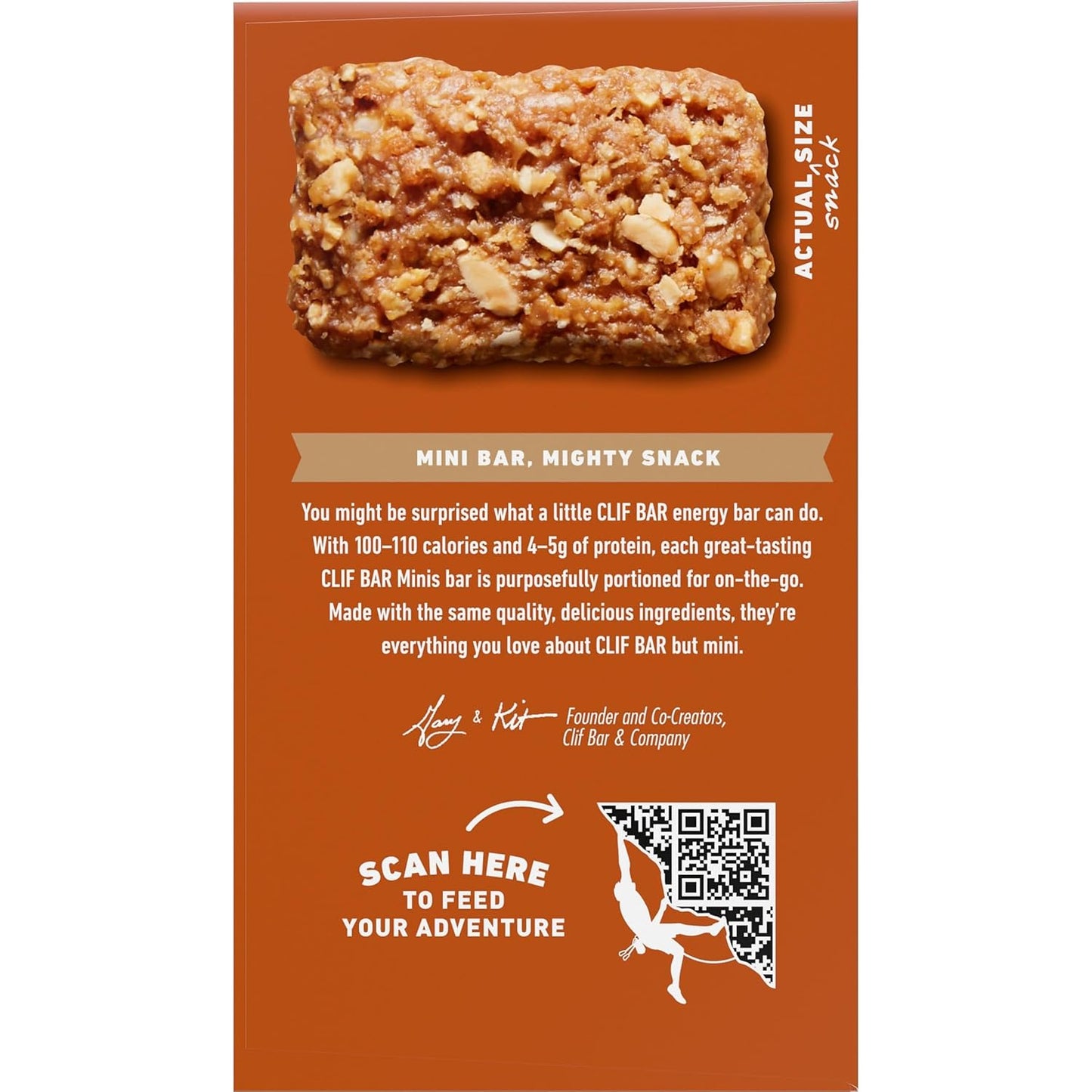 CLIF BAR Minis Crunchy Peanut Butter – Desk Drawer Snack for Afternoon Focus and Energy Crashes