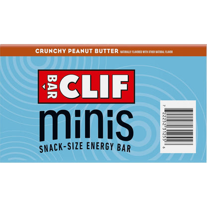 CLIF BAR Minis Crunchy Peanut Butter – Pocket-Size Energy for Cycling, Hiking, and Trail Running
