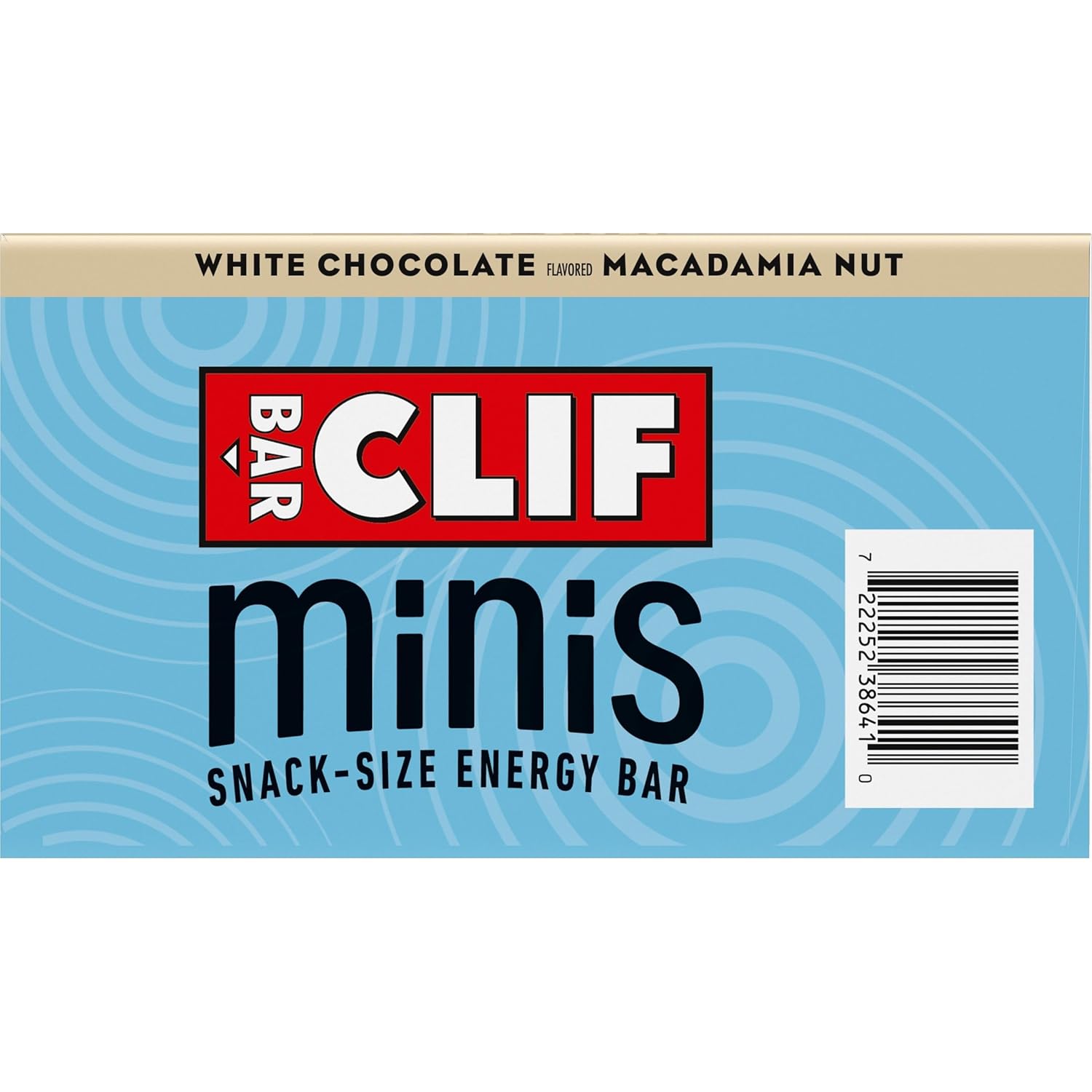 CLIF BAR Minis White Chocolate Macadamia Nut Snack Bars for Bike Rides, Hiking Trails and Camping Trips