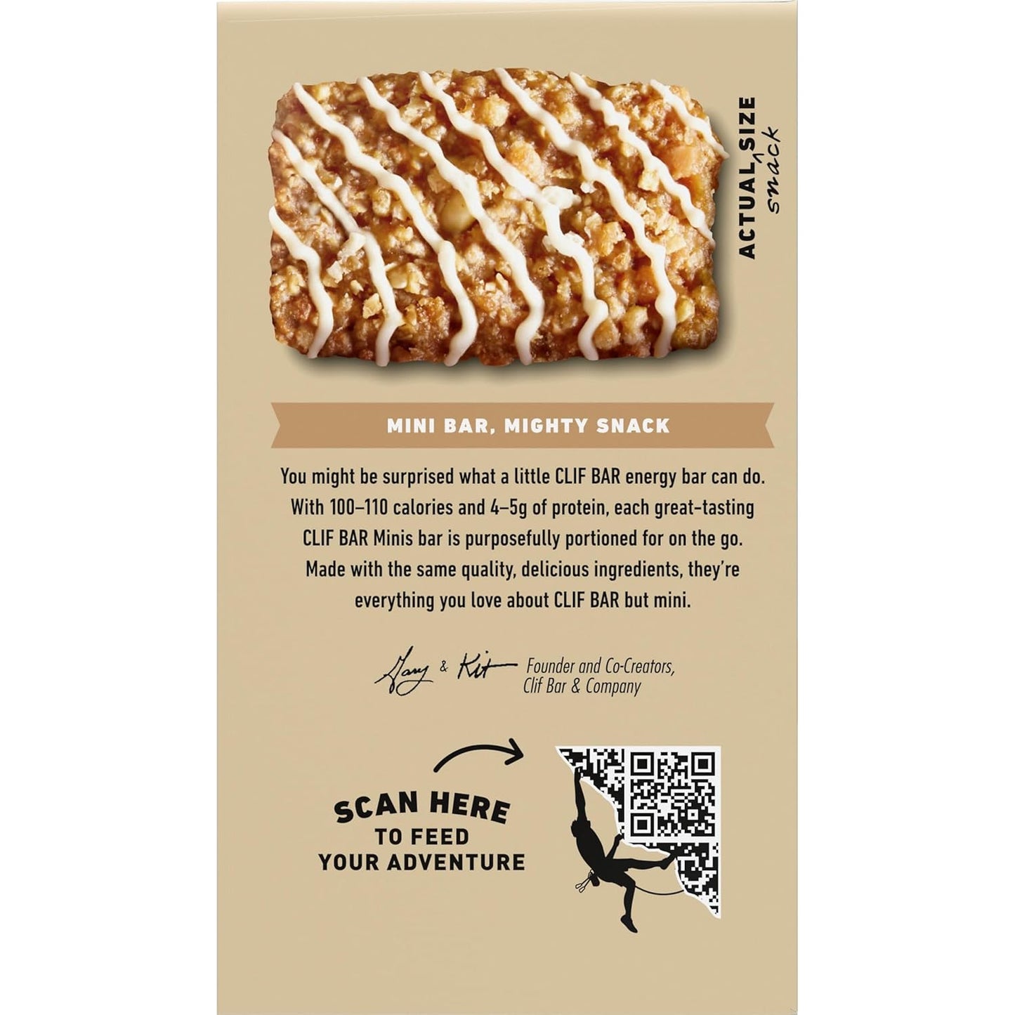 CLIF BAR Minis White Chocolate Macadamia Nut Snack Bars for Bike Rides, Hiking Trails and Camping Trips