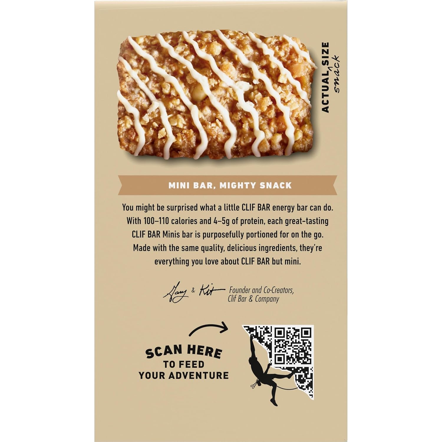 CLIF BAR Minis White Chocolate Macadamia Nut Snack Bars for Bike Rides, Hiking Trails and Camping Trips
