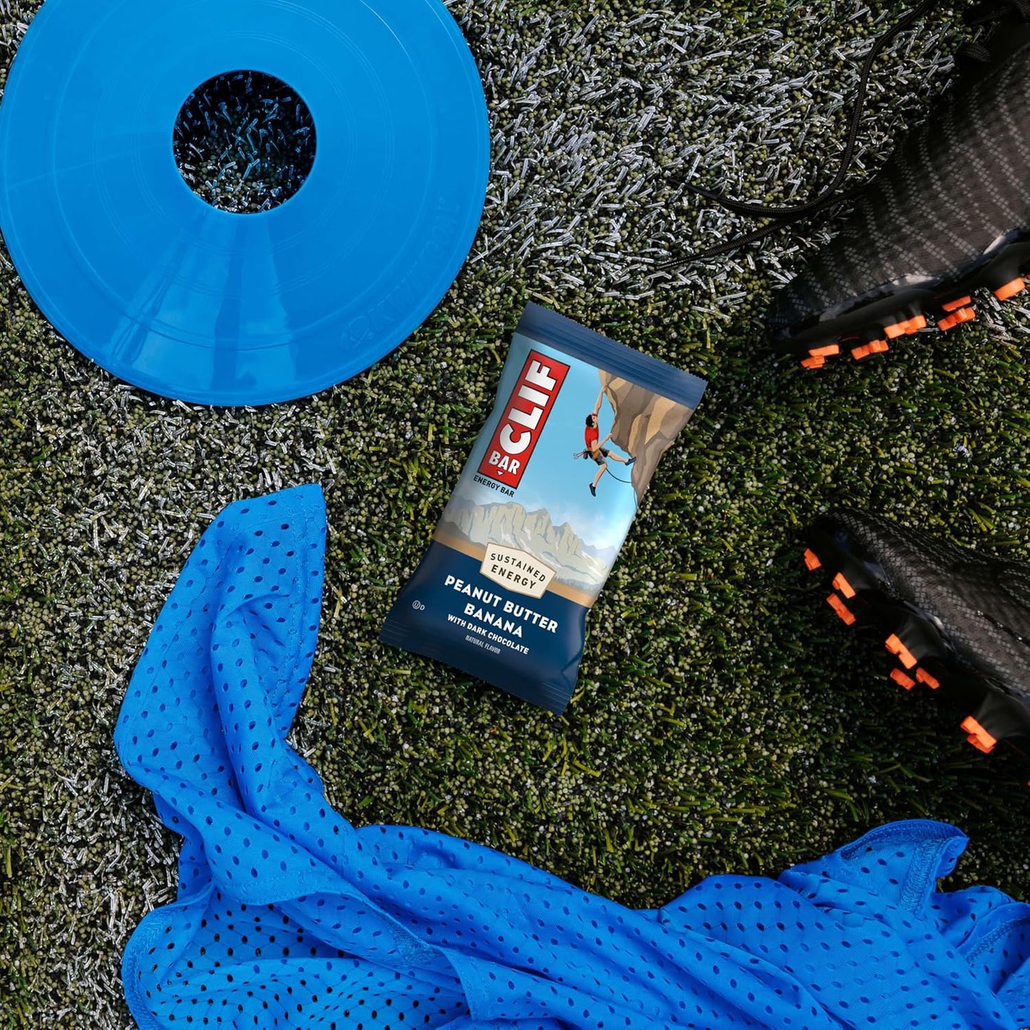 CLIF BAR Peanut Butter Banana Energy Bars – Trail and Summit Snack for Hikers and Climbers, 10g Plant Protein, Pack of 10