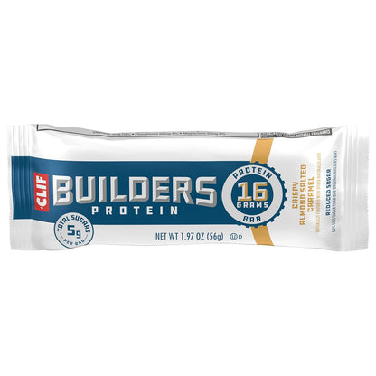 CLIF BUILDERS Protein Bar - Peanut Butter Chocolate Desk Snack for Office Focus and Mid-Afternoon Energy