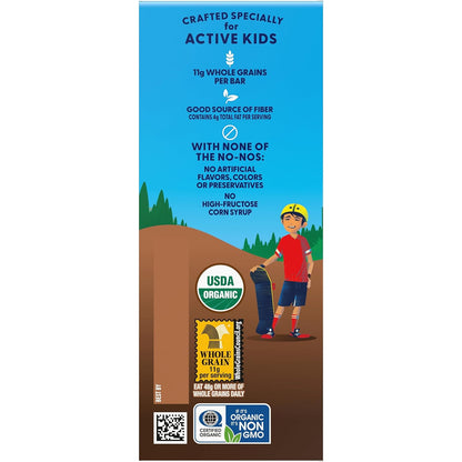 CLIF Kid Zbar Chocolate Brownie Bars – Clean-Label Organic Snack for Health-Conscious Families, 12 Pack