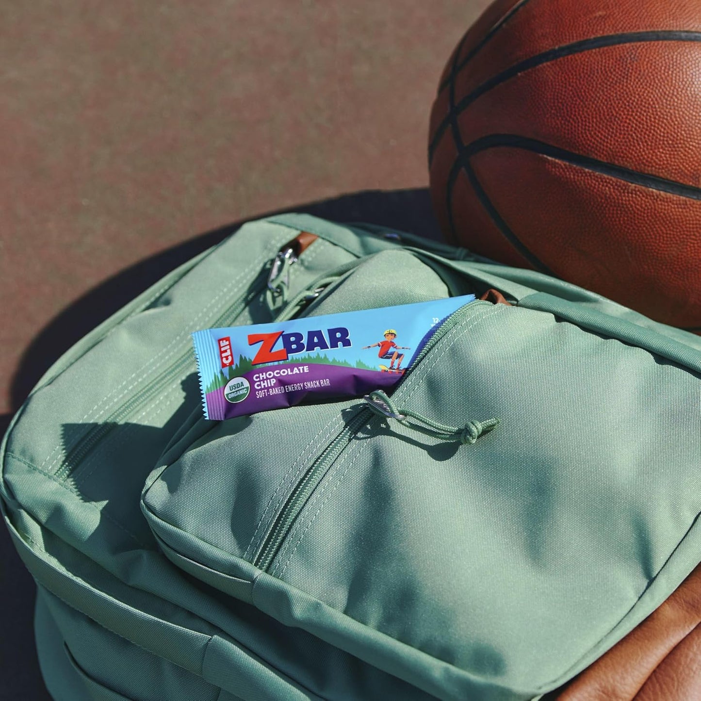 CLIF Kid Zbar Chocolate Chip Clean-Label Snack Bars for Mindful Lunchbox Packing and Guilt-Free After-School Snacking – 12 Pack