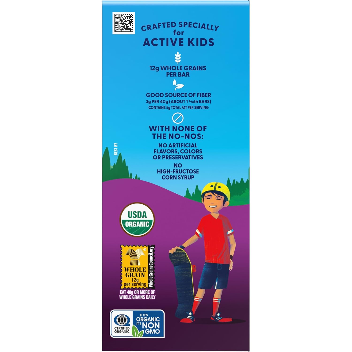 Clif Kid Zbar Chocolate Chip Soft-Baked Bars – USDA Organic Whole Grain Snack for Clean-Eating Families (18 Pack)