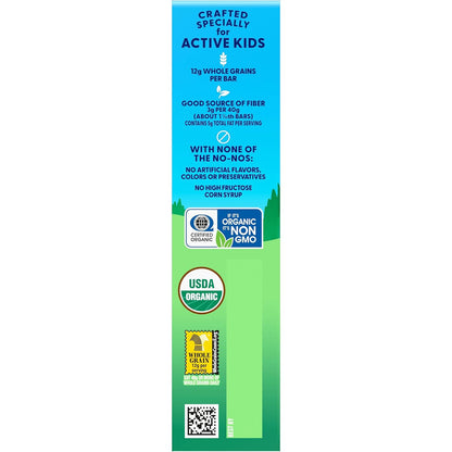 CLIF Kid Zbar Iced Oatmeal Cookie Organic Snack Bar for Mindful Lunchbox Packing, 6 Pack Whole Grain Treat
