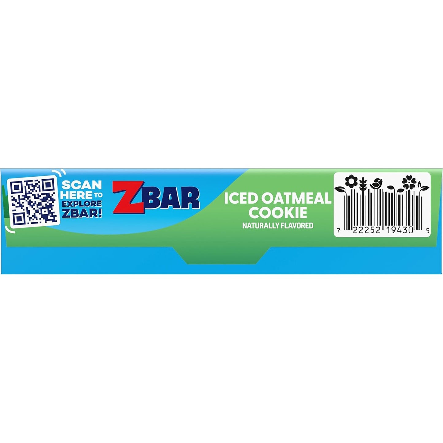 CLIF Kid Zbar Iced Oatmeal Cookie Soft-Baked Snack Bars for Kids School Lunchbox, 6 Pack Individually Wrapped