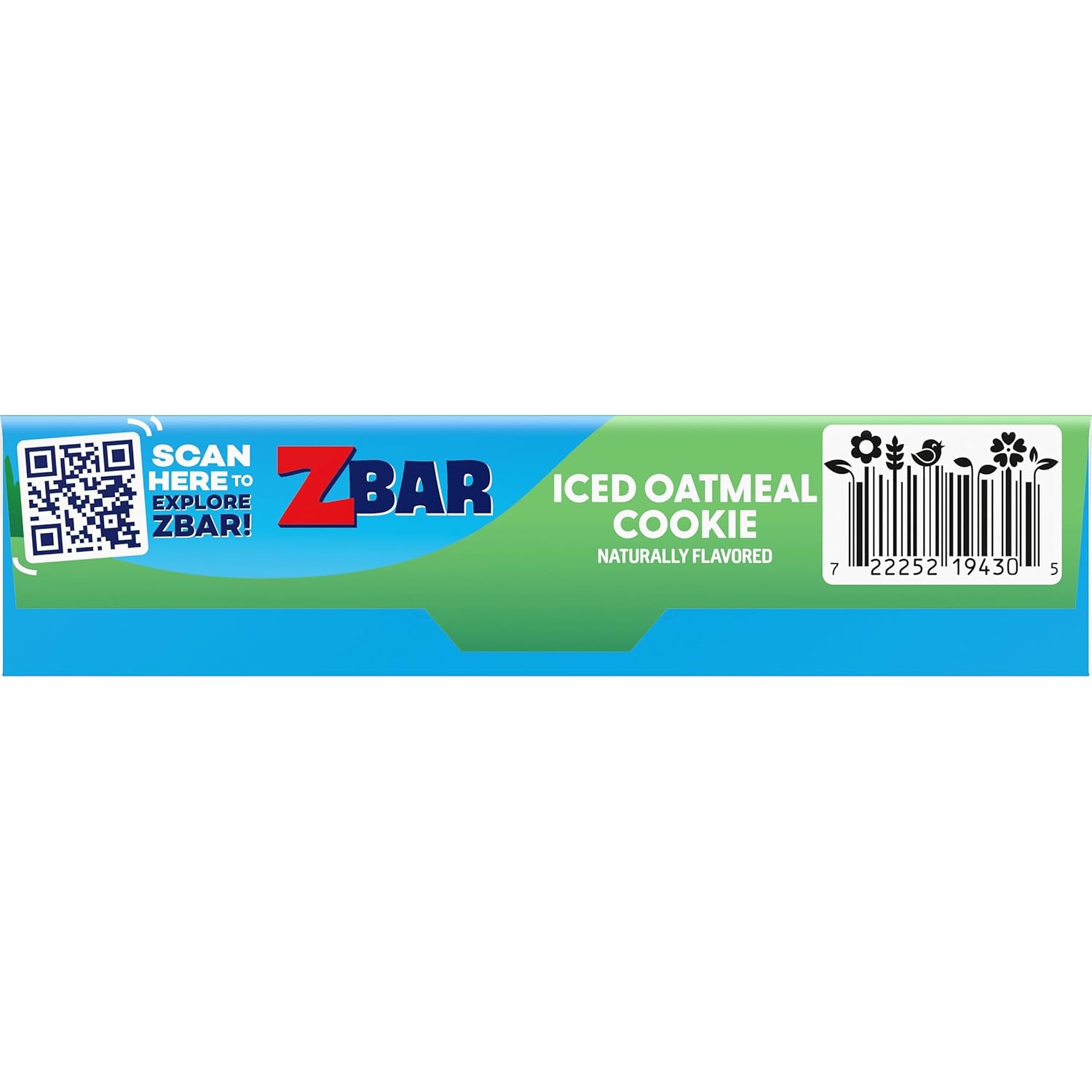 CLIF Kid Zbar Iced Oatmeal Cookie Soft-Baked Snack Bars for Kids School Lunchbox, 6 Pack Individually Wrapped