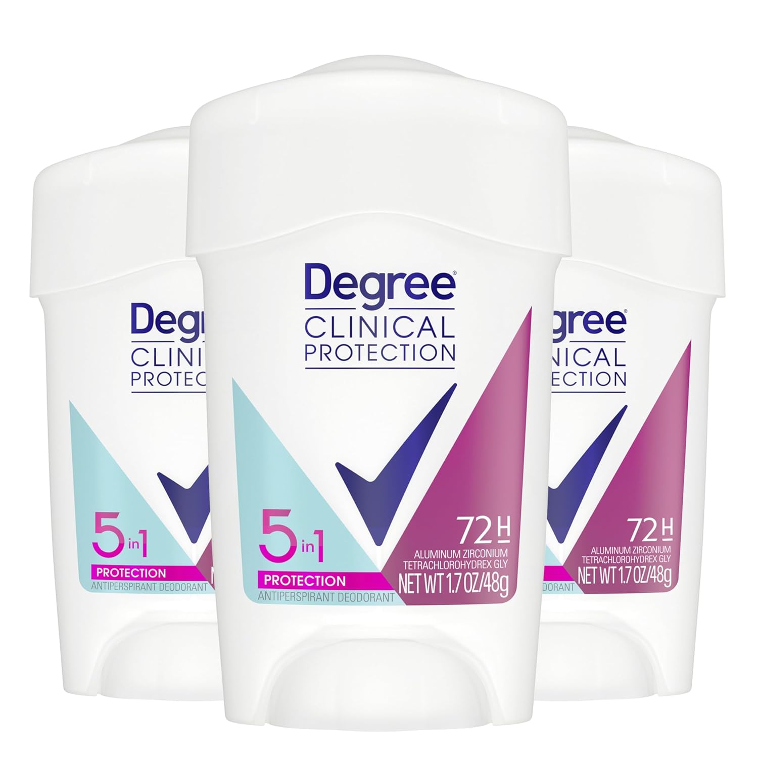 clinical prescription-strength antiperspirant formula providing 72-hour sweat and odor protection