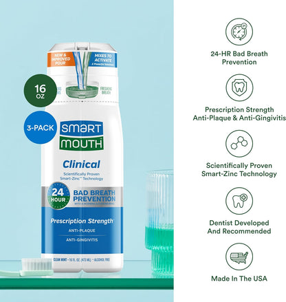 clinical-strength positioning for gum health and gingivitis support