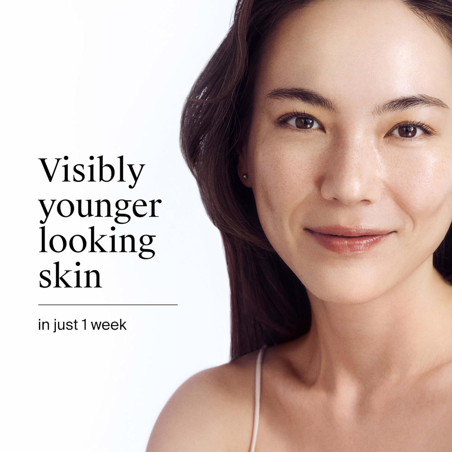 clinically proven to improve the appearance of under-eye, cheek, and crow's feet wrinkles