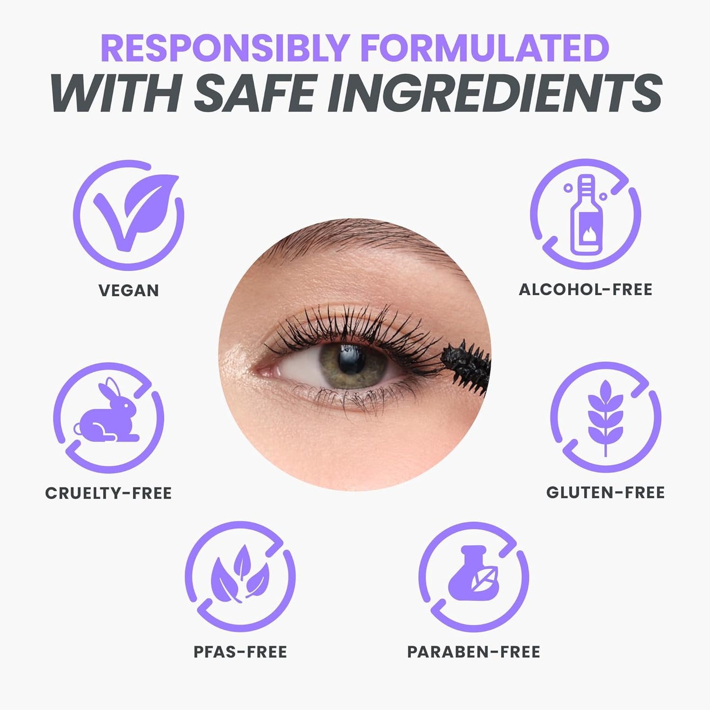 clinically tested 102% volume / 62% length / 36% curl boost