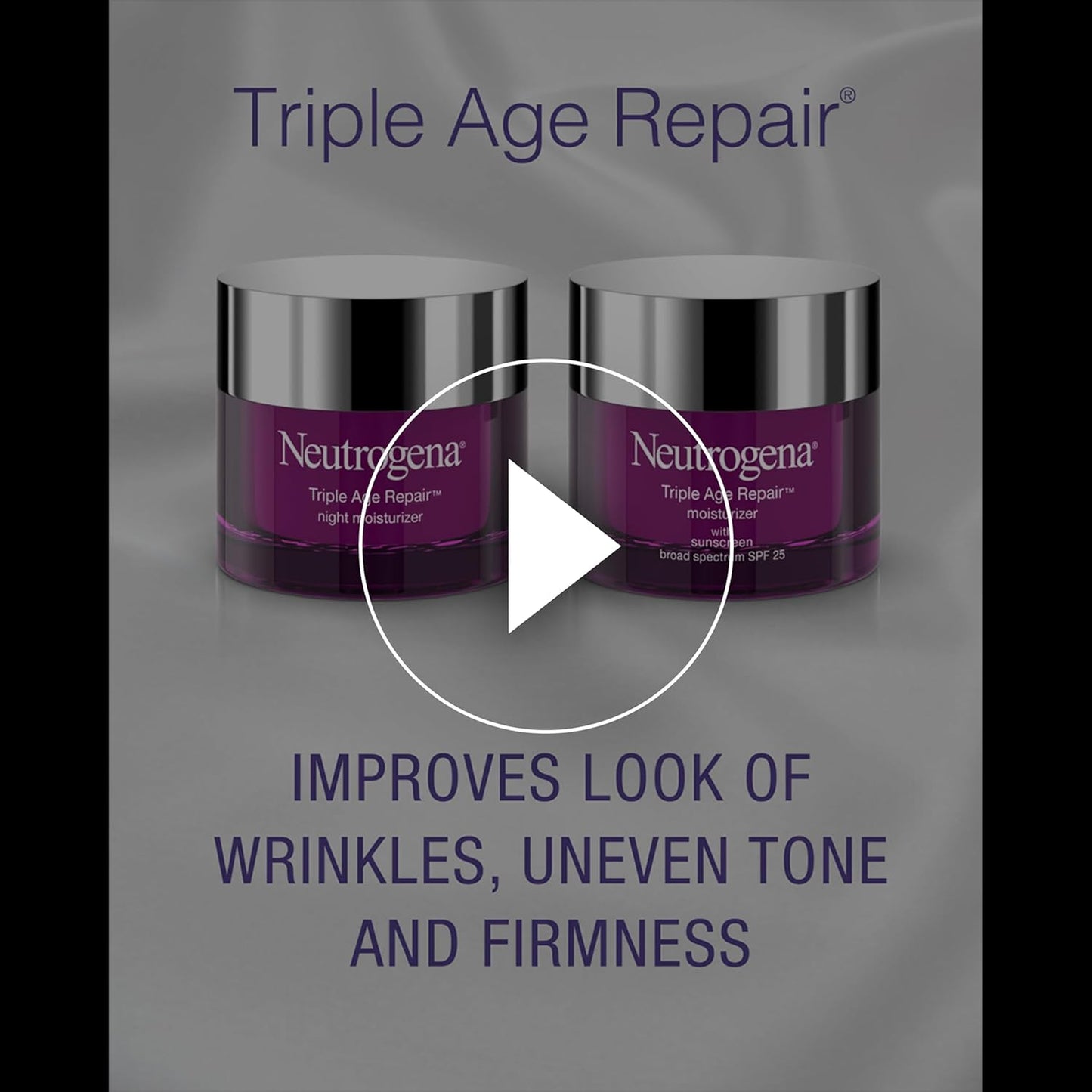 clinically tested formula showing visible improvement in wrinkle appearance in four weeks