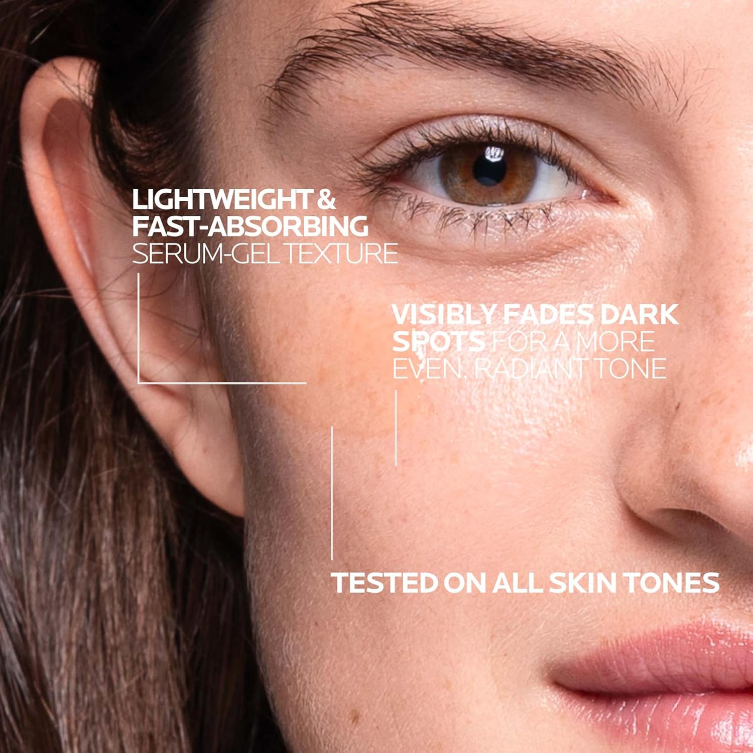 clinically tested on all skin phototypes for safe, tone-respecting correction