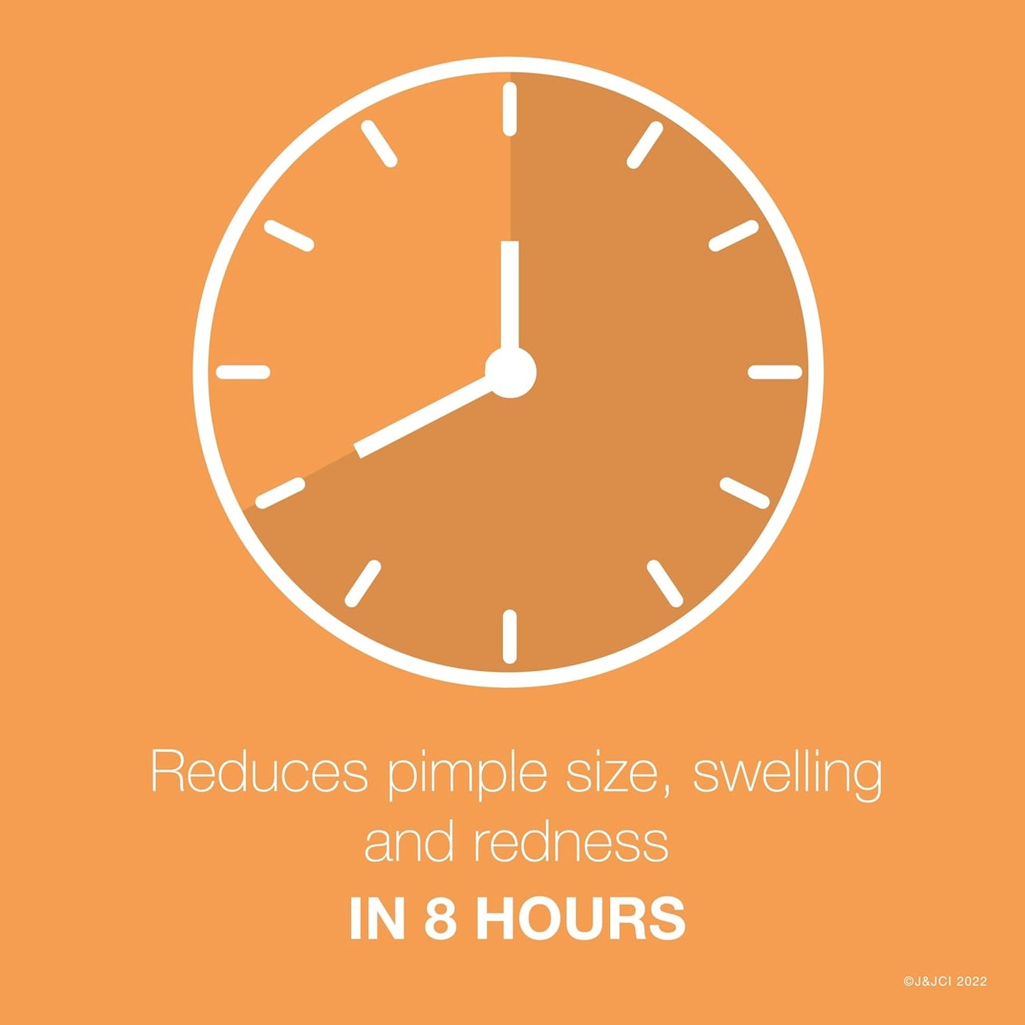 clinically tested to reduce pimple swelling and redness in 8 hours