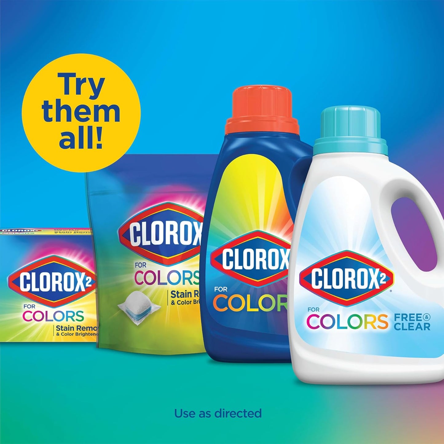 Clorox 2 for Colors Packs – Stain Remover for Kids Clothes and Playroom Laundry, 40 Count Fresh Linen