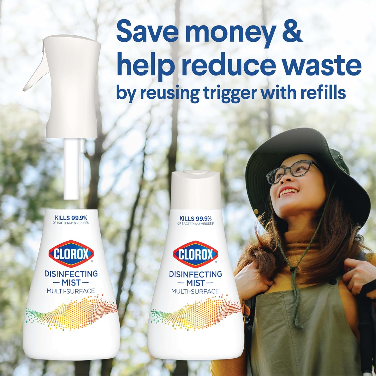 Clorox Disinfecting Mist for High-Touch Germ Hotspots, Child and Pet Safe Everyday Sanitizer