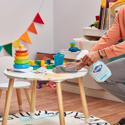 Clorox Free & Clear Multi-Surface Cleaner – Nursery and High Chair Safe Cleaning Spray, 32 oz, Pack of 3