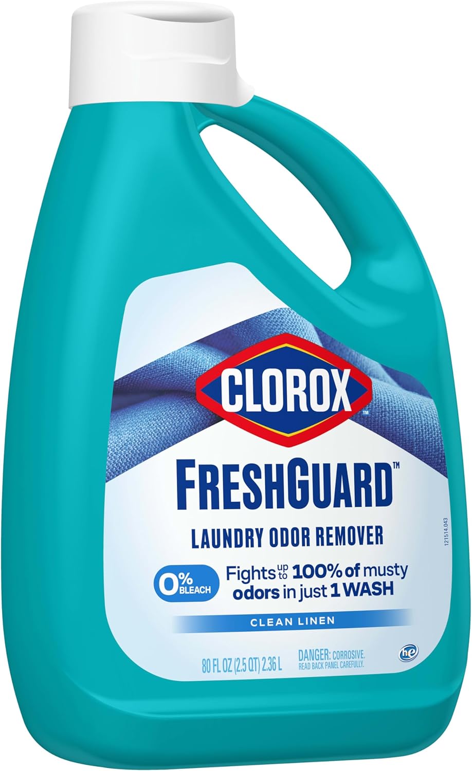 Clorox FreshGuard Laundry Odor Remover for Self-Care Laundry Routine, Clean Linen Scent for Bedroom and Bath Refresh
