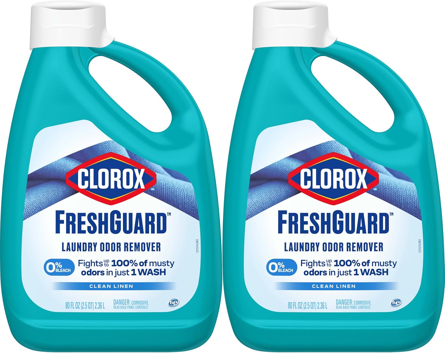 Clorox FreshGuard Laundry Odor Remover for Self-Care Laundry Routine, Clean Linen Scent for Bedroom and Bath Refresh