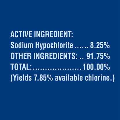 Clorox® Ultra Germicidal Bleach 121 oz Case of 3 – Germ-Killing Laundry Stain Remover for Whites in Home Laundry Room