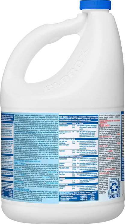 Clorox® Ultra Germicidal Bleach 121 oz Case of 3 – Hospital-Grade Disinfectant for Healthcare Facility Cleaning Staff