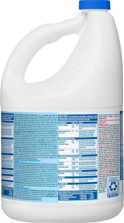 Clorox® Ultra Germicidal Bleach 121 oz Case of 3 – Hospital-Grade Disinfectant for Healthcare Facility Cleaning Staff