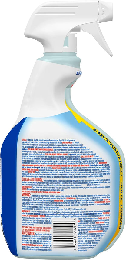 CloroxPro Clean-Up Disinfectant Cleaner with Bleach – Flameless Restroom Sanitizer for Commercial Restrooms, EPA-Registered SARS-CoV-2 Kill in 32-Oz Spray Bottles (9-Pack)