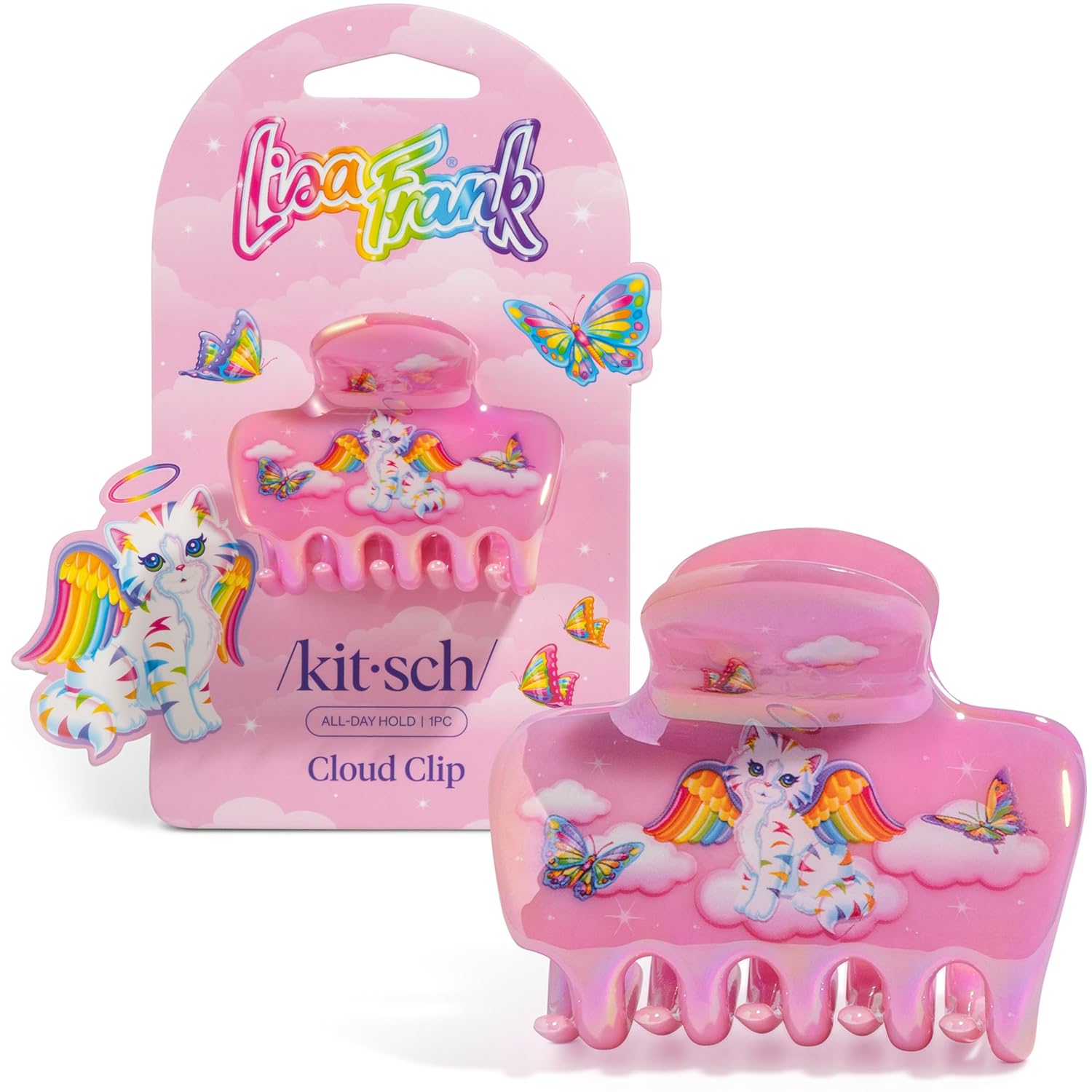 cloud-shaped medium claw clip with rounded, snag-free edges
