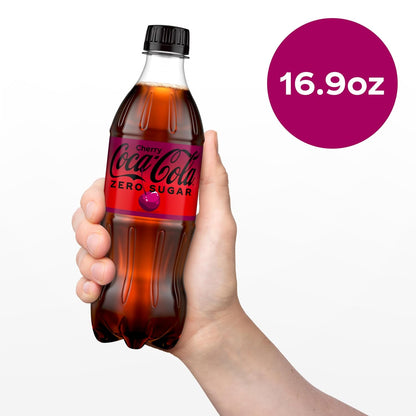 Coca-Cola Zero Sugar Cherry Soda – Everyday 6-Pack for the Family Fridge