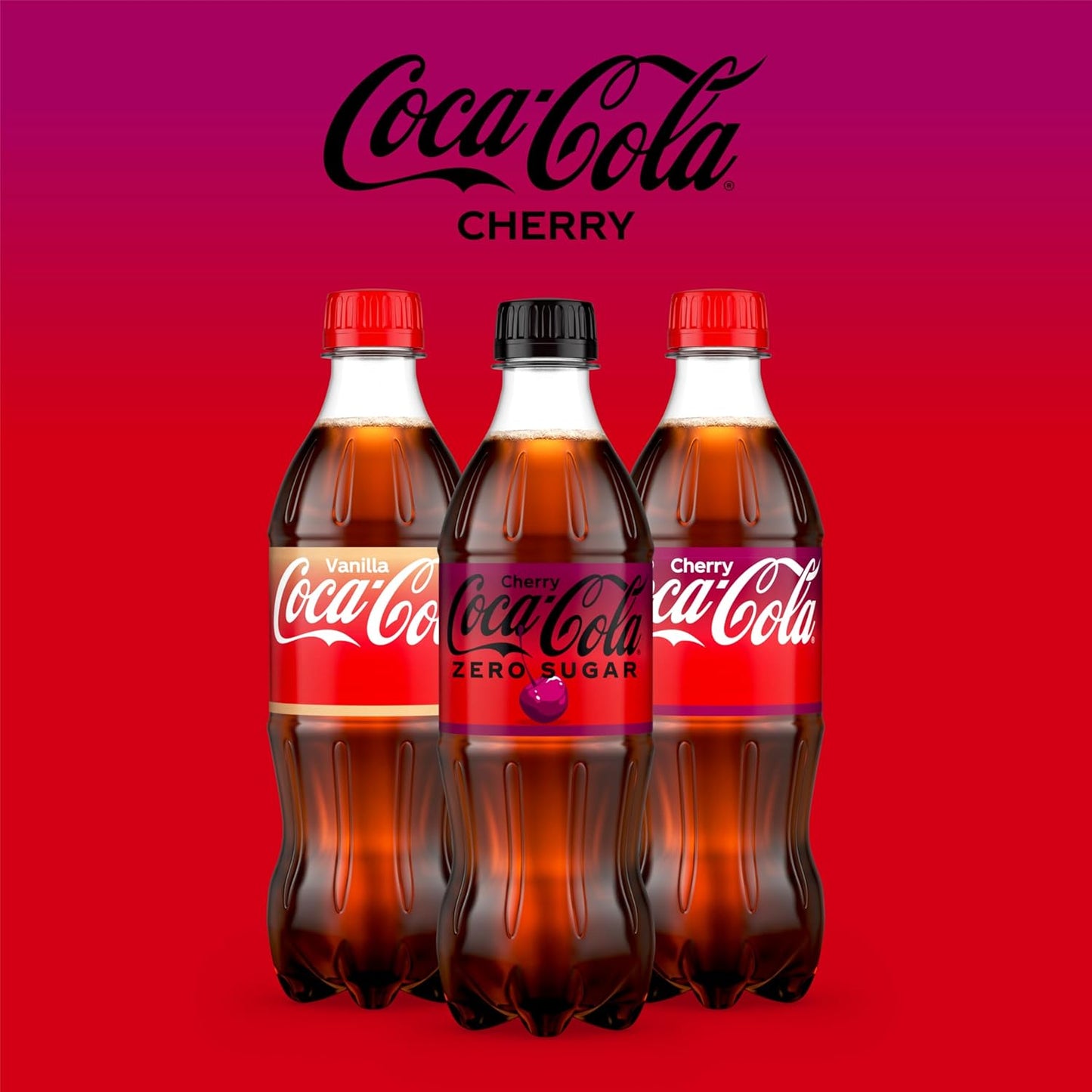 Coca-Cola Zero Sugar Cherry Soda – Everyday 6-Pack for the Family Fridge