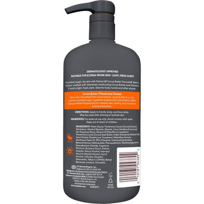 cocoa butter and vitamin e blend for deep, long-lasting 48-hour hydration