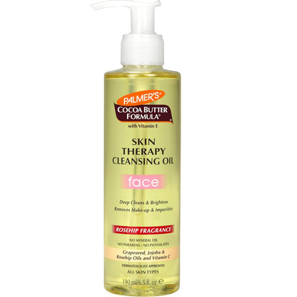 cocoa butter base oil that nourishes while it cleanses